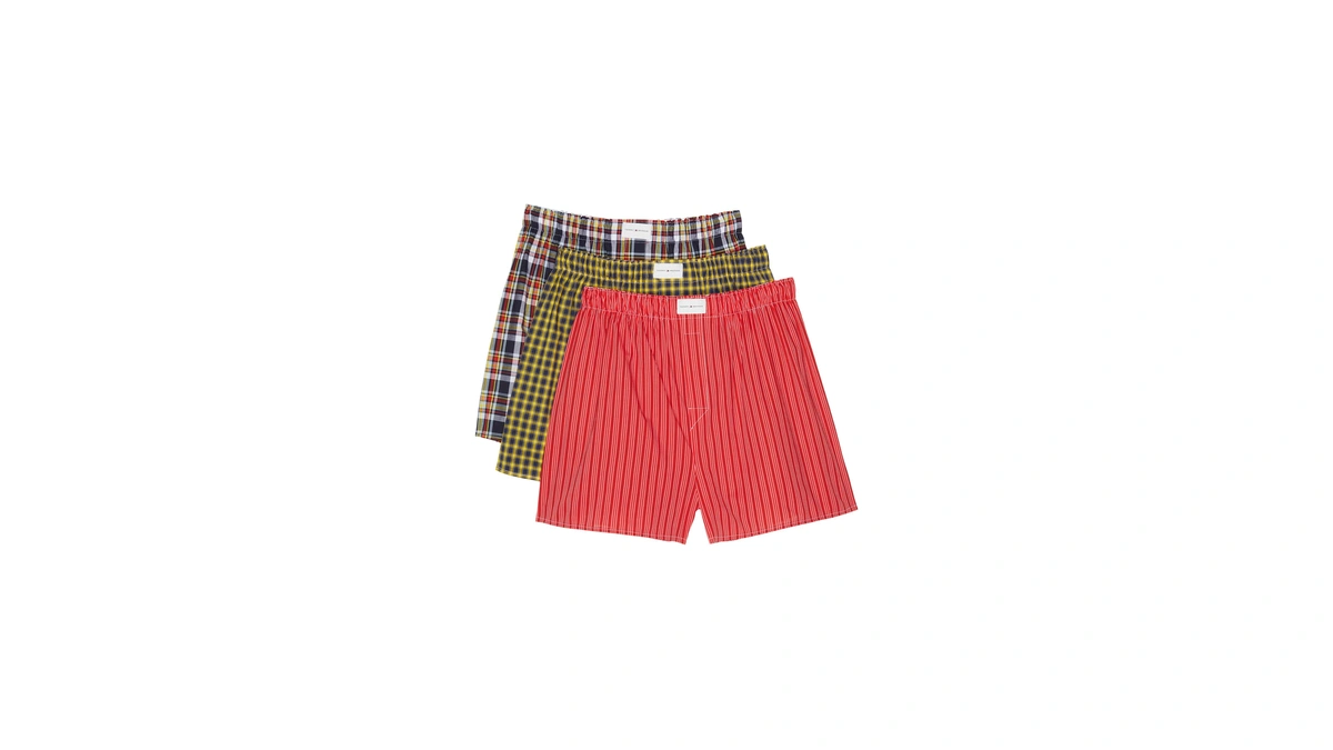 Tommy Hilfiger Mens Underwear Multipack Pack Cotton Classics Woven Boxer