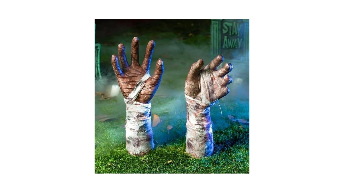 Joyin Halloween Outdoor Decorations Zombie Arm Yard Stakes Ground-breaker, Stakes