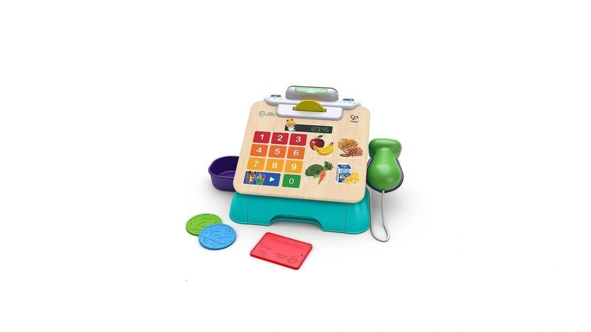 Baby Einstein + Hape Magic Touch Toy Cash Register Pretend