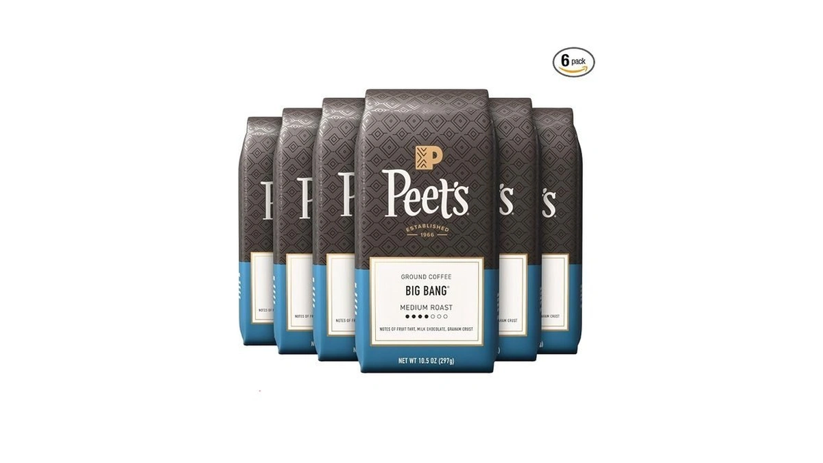 Peet's Coffee, Medium Roast Ground Coffee, 100% Arabica Coffee -