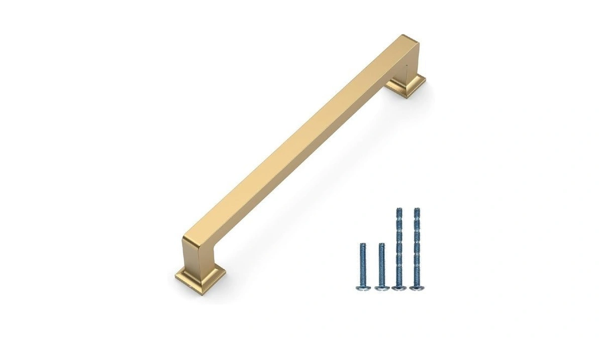 Coinkoly 10 Pack 6.3"(160mm) Champagne Bronze Cabinet Pulls Kitchen Cabinet