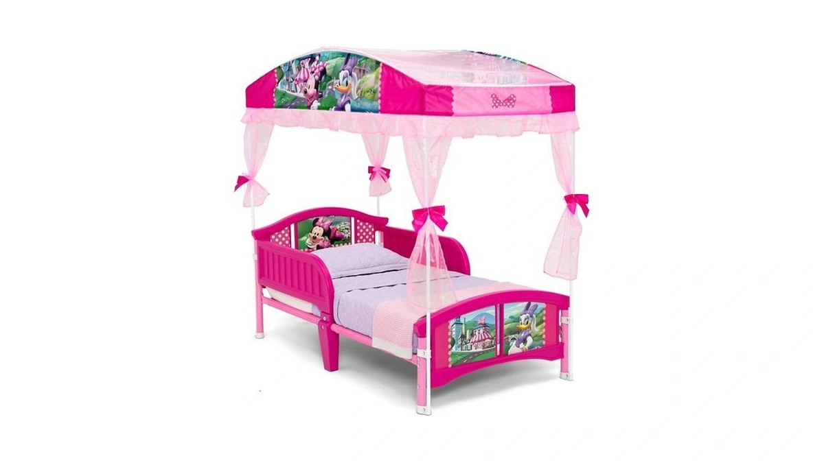 Delta Children Canopy Toddler Bed, Minnie Mouse