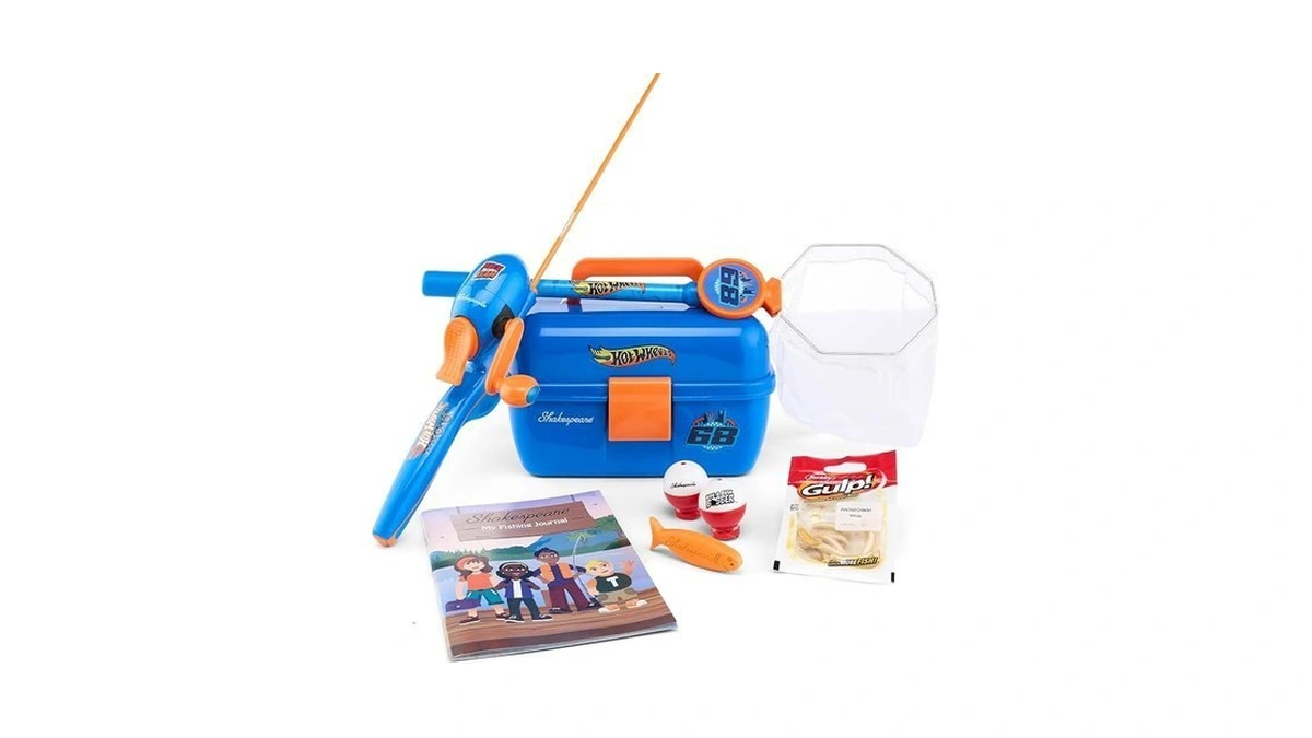 Shakespeare Mattel Hot Wheels Kids Fishing Set, 2β6β Kids Fishing