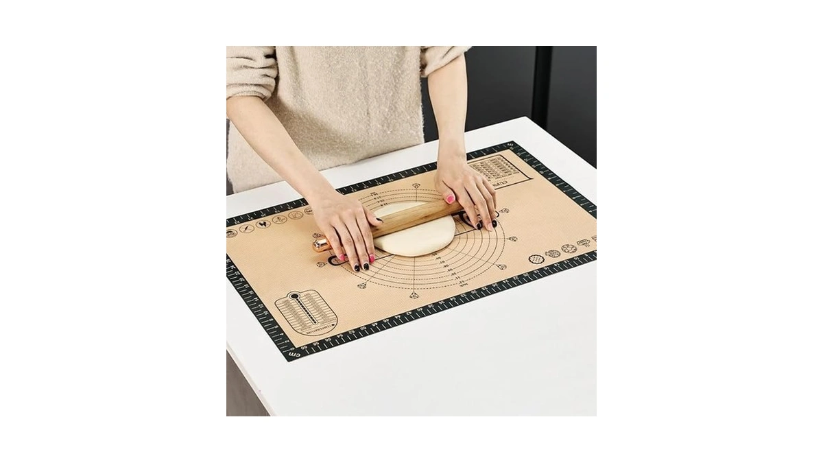 Cook's Aid Silicone Pastry Mat Extra Large With Measurements 26''x16''