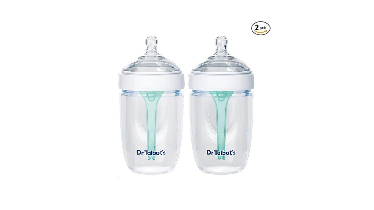Dr. Talbot's Silicone Anti-colic Bottles - (2-pack) Self-sterilizing Baby Bottles