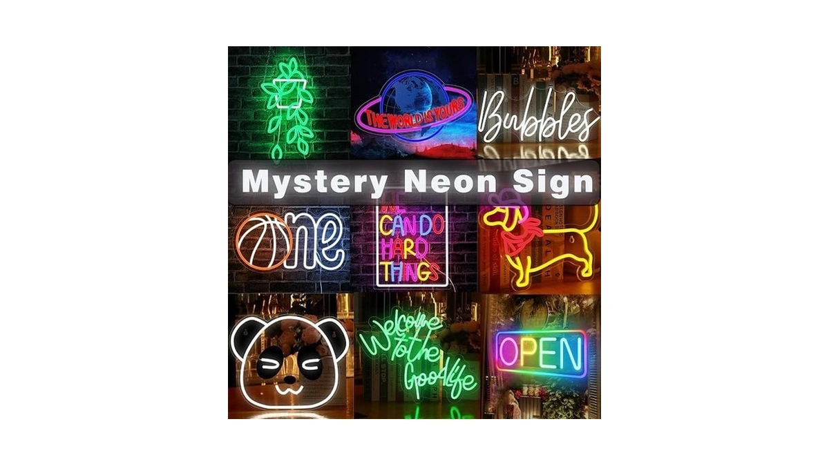Mystery Neon Sign,led Led Neon Lights For Wall Decor Neon,light