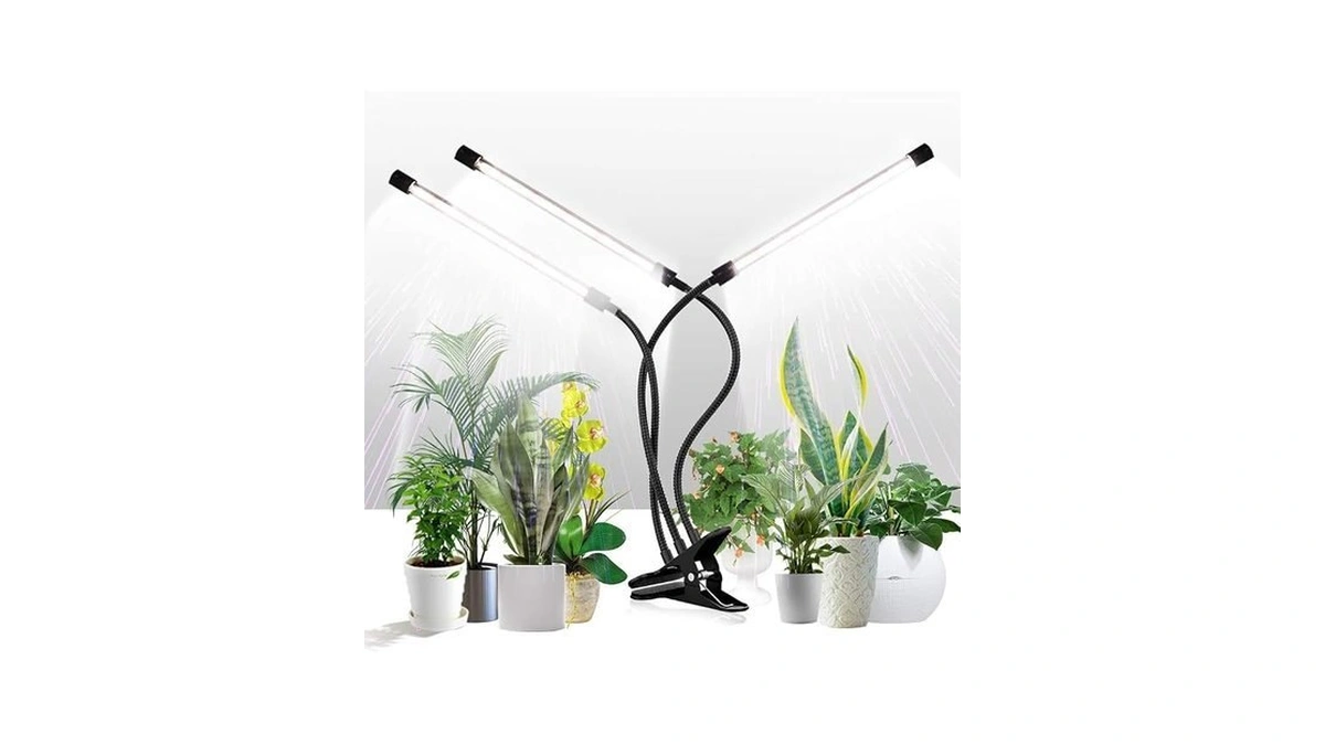 Grow Light For Indoor Plants Growing,super Bright Clip Desk Gooseneck