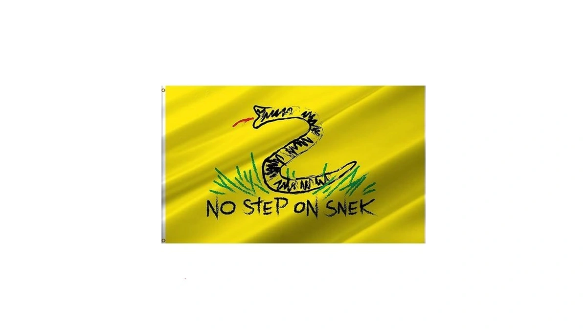 Anconine No Step On Snek Flag 4x6 Ft And Don't