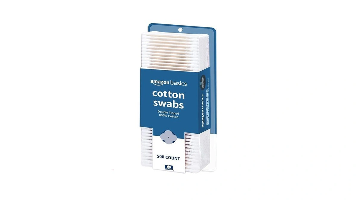 Amazon Basics Double-tipped Cotton Swabs For Personal Hygiene And Baby