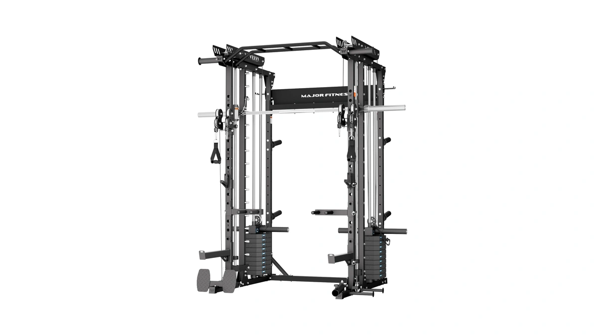 Major Fitness Drone Max V Smith Machine With Weight Stacks,