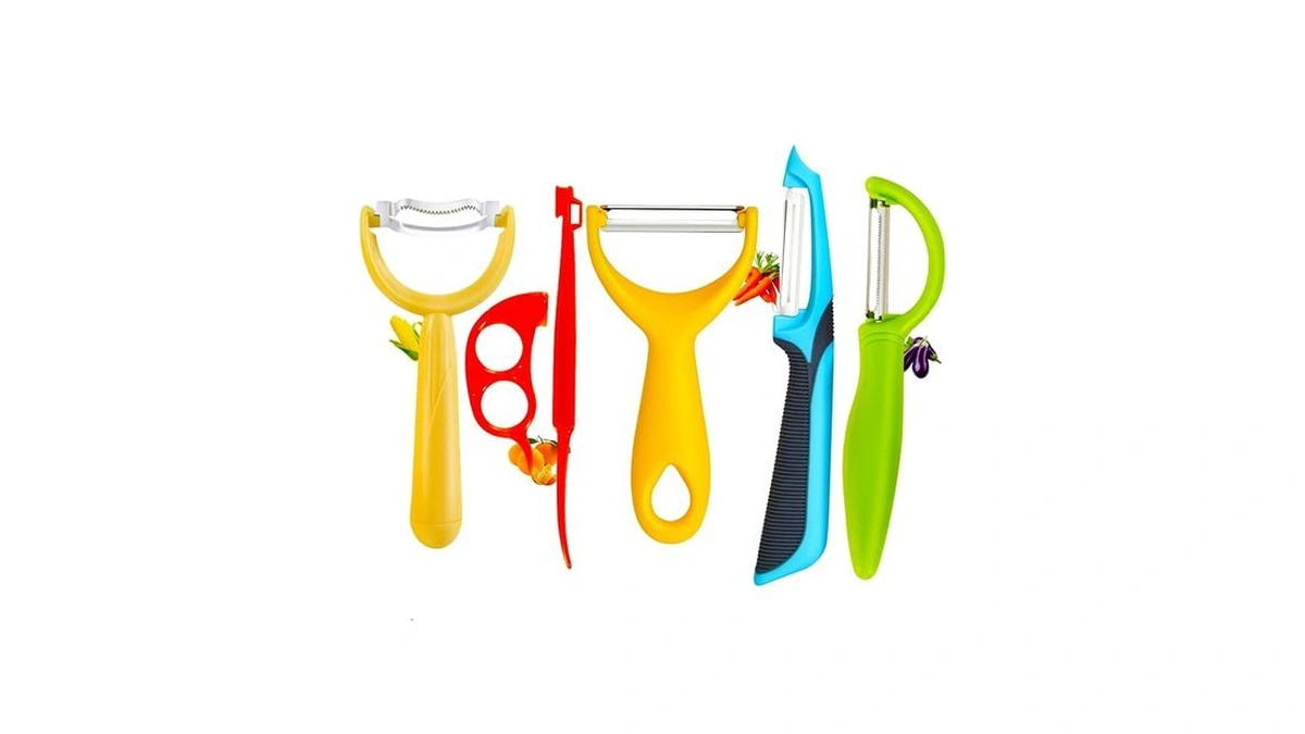 Carrot Peelers, Kitchen Vegetable Peeler Set, Including Orange Peeler, Corn