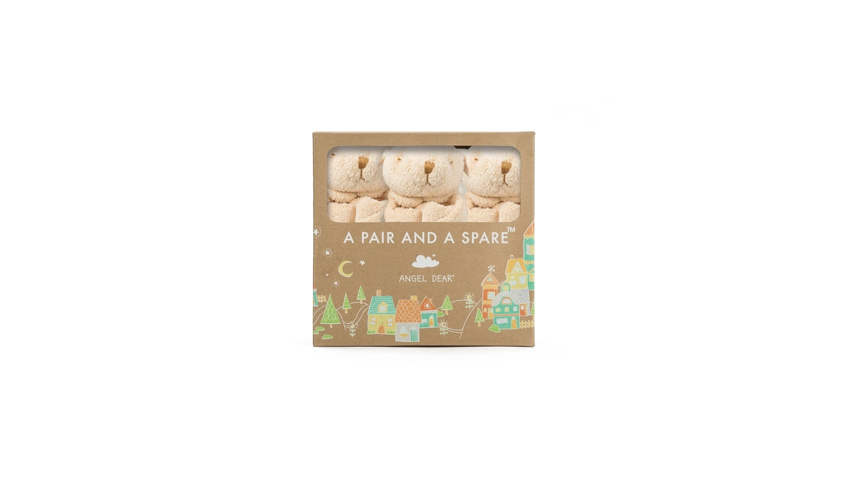 Angel Dear - Beige Bunny, Pair And A Spare Set
