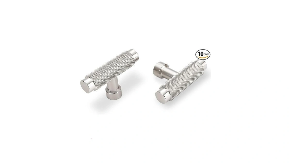 Amazon coupon: Bukobyhe 10 Pack Satin Nickel Cabinet &