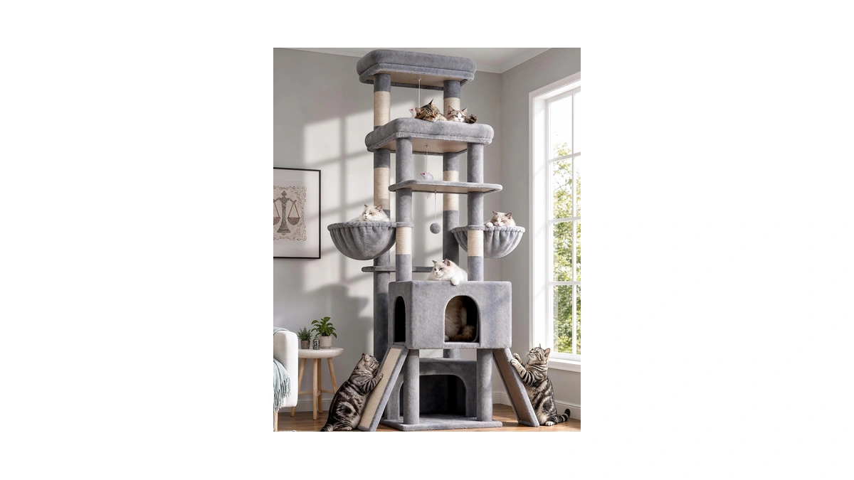 Globlazer Heavy Duty Cat Tree 78 Inch Sturdy Cat Tower