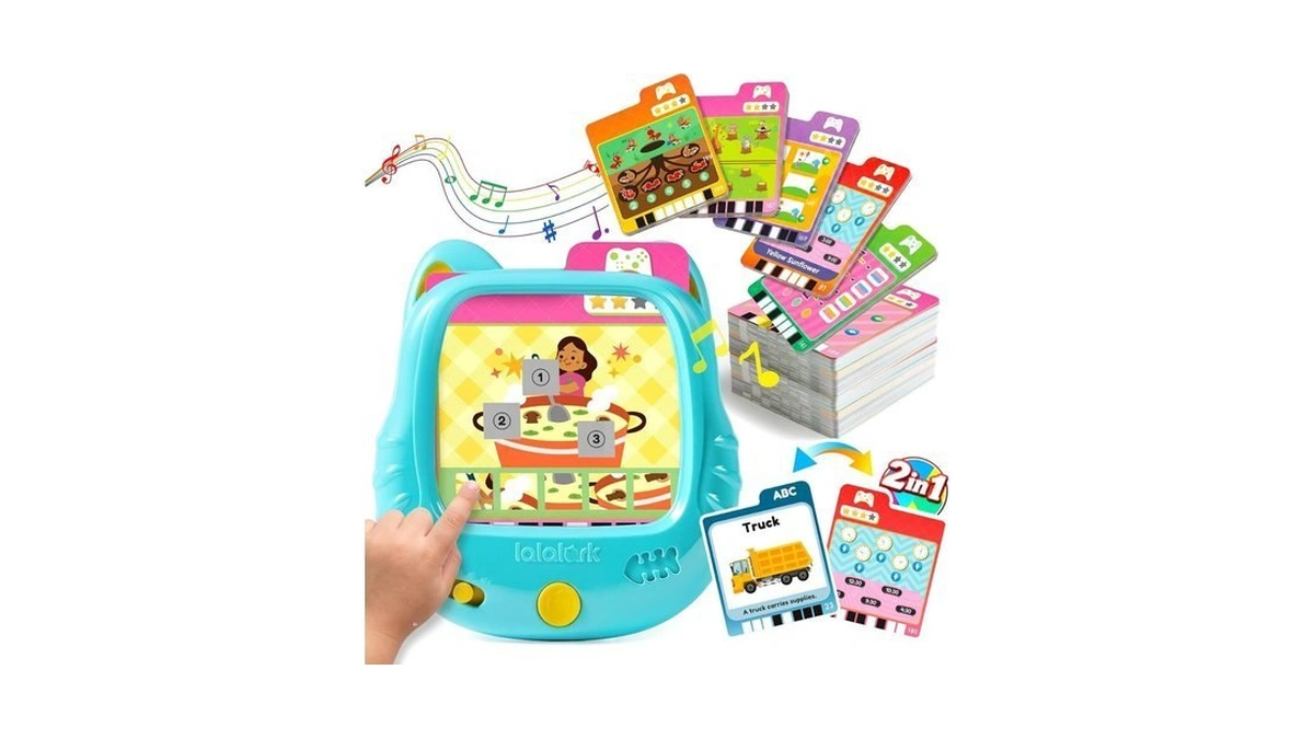 Lalalark Kids Learning Tablet For Toddlers 3-5, 200 Pages Talking