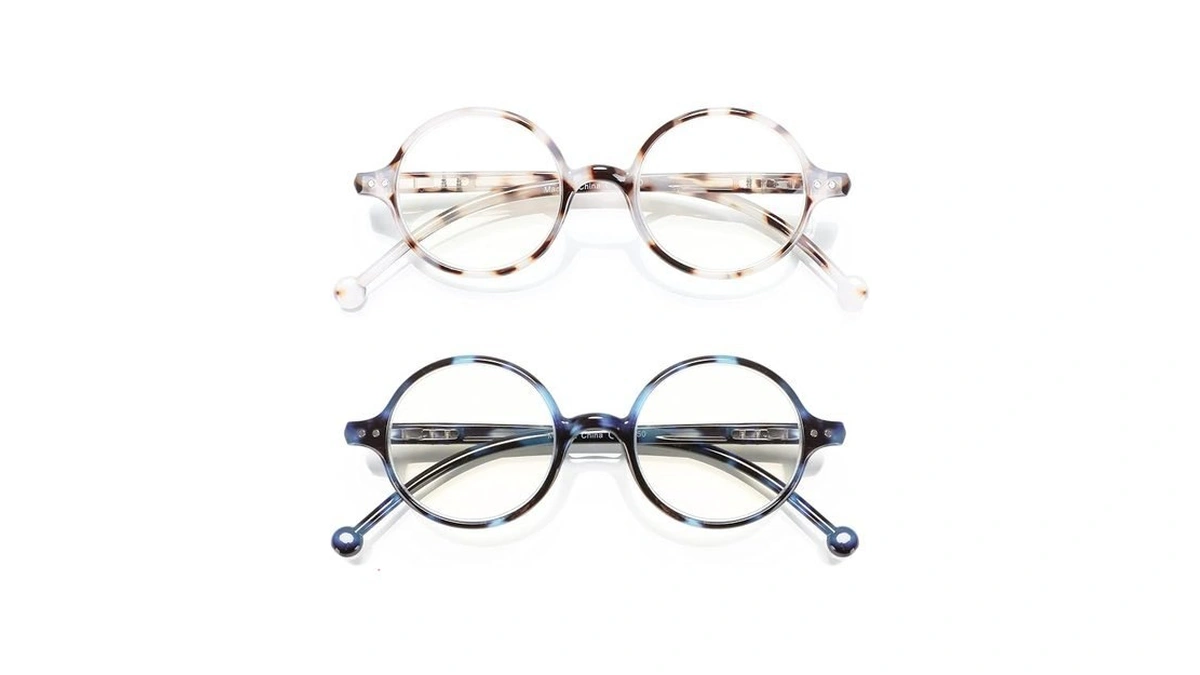 Tishui Round Reading Glasses For Women Men Blue Light Blocking