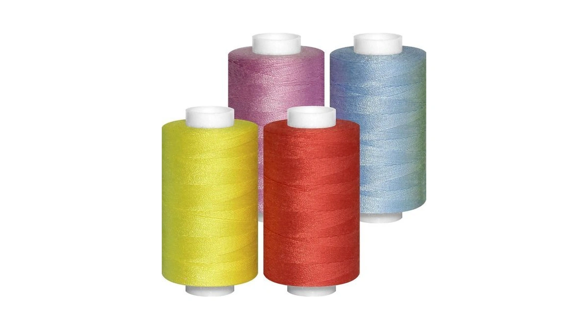 All Purpose Sewing Thread-4 Spools Of Hand Polyester Sewing Thread