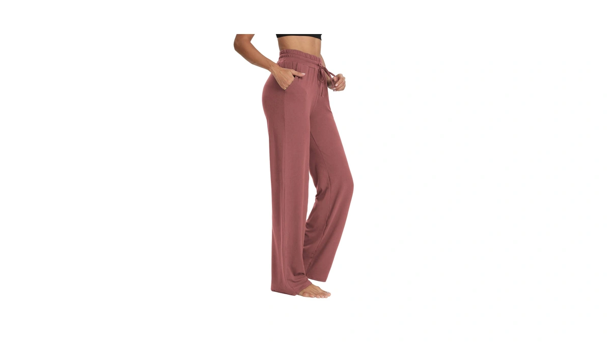 Sarin Mathews Womens Yoga Sweatpants Wide Leg Lounge Pajamas Pants