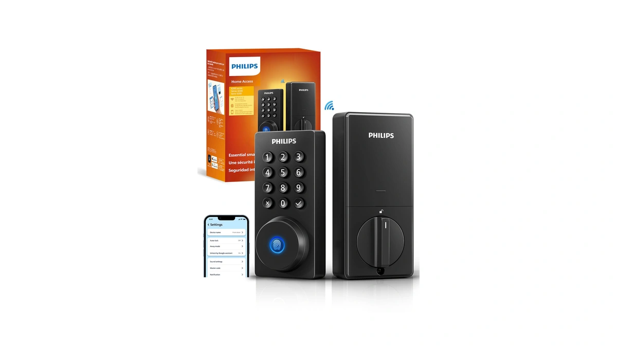 Philips Wi-fi Door Lock, Wifi Smart Lock Keyless Entry Deadbolt