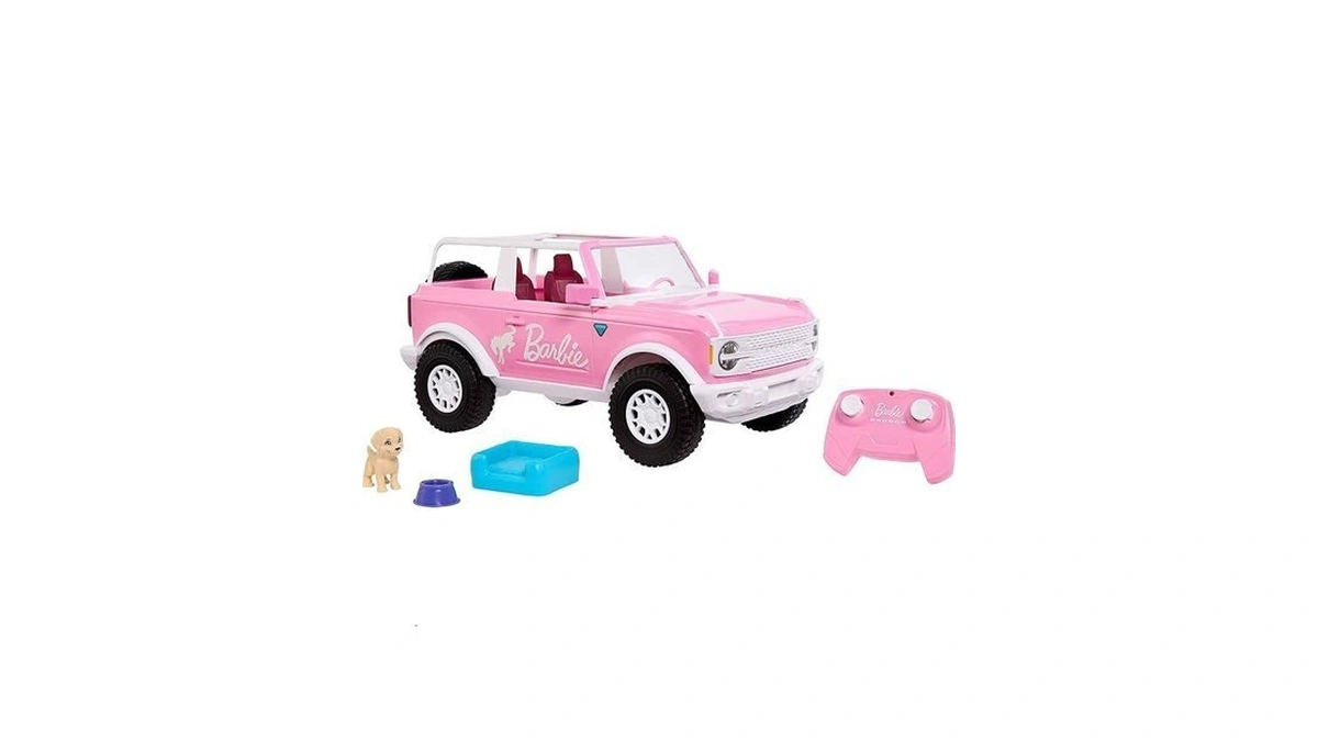 Hot Wheels Rc Barbie Ford Bronco Remote-control Toy Car, Rc