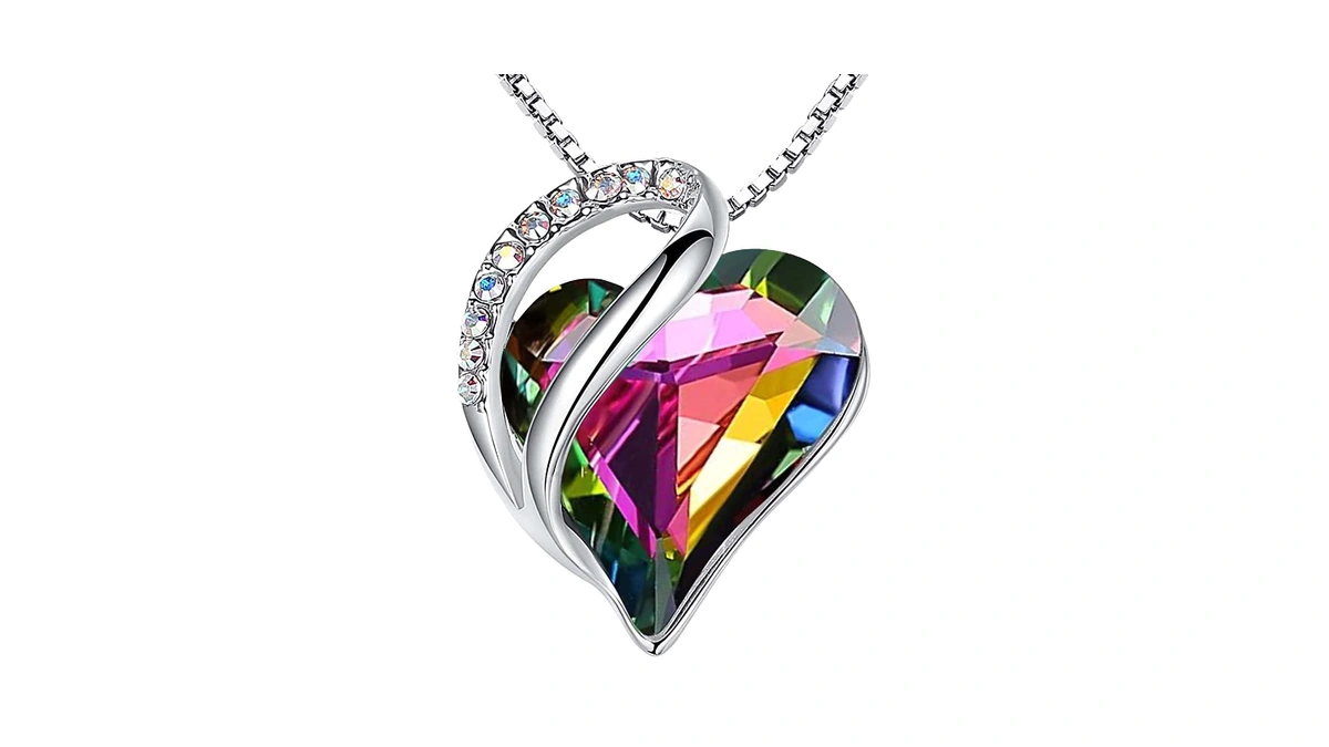Leafael Gift Necklaces For Women, Infinity Love Heart Pendant With