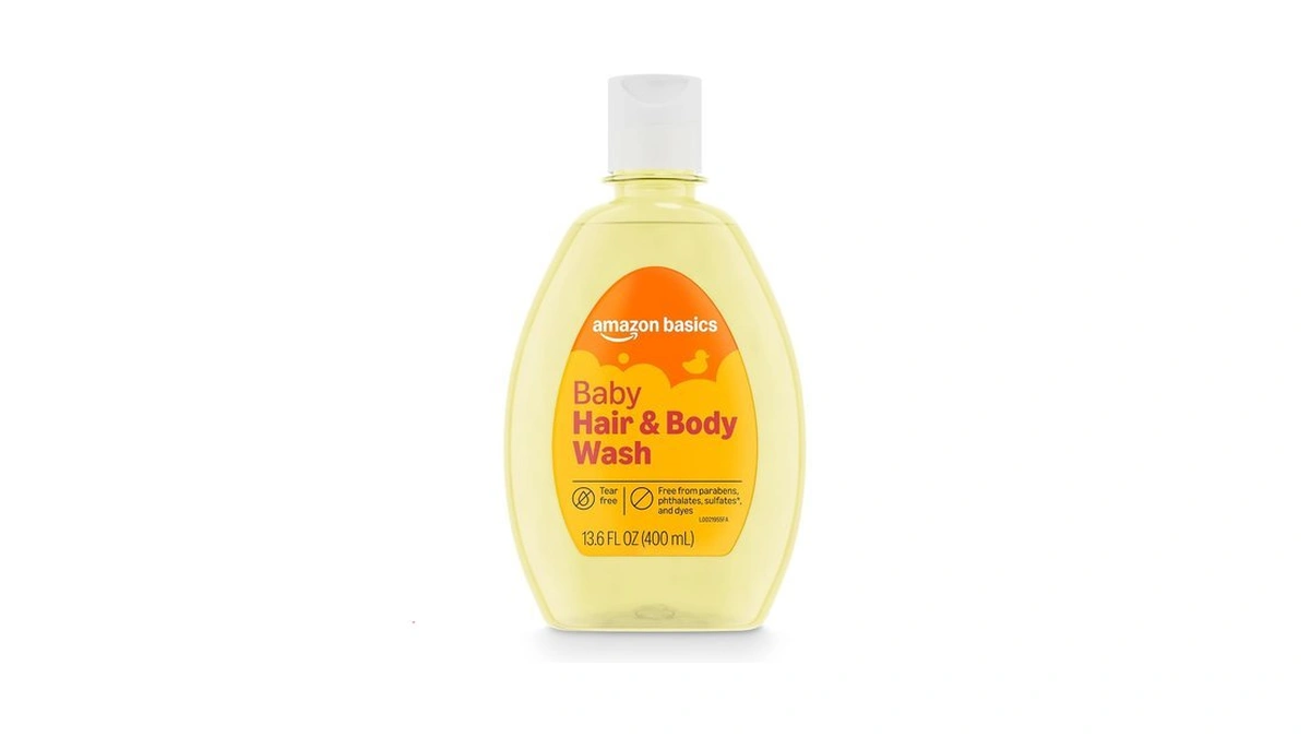 Amazon Basics Tear-free Baby Hair And Body Wash, Lightly Scented,