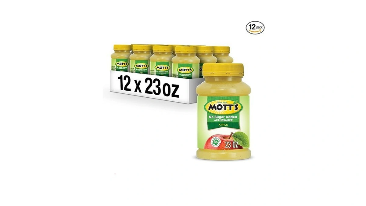 Mott's No Sugar Added Applesauce, 23 Oz Jar (pack Of