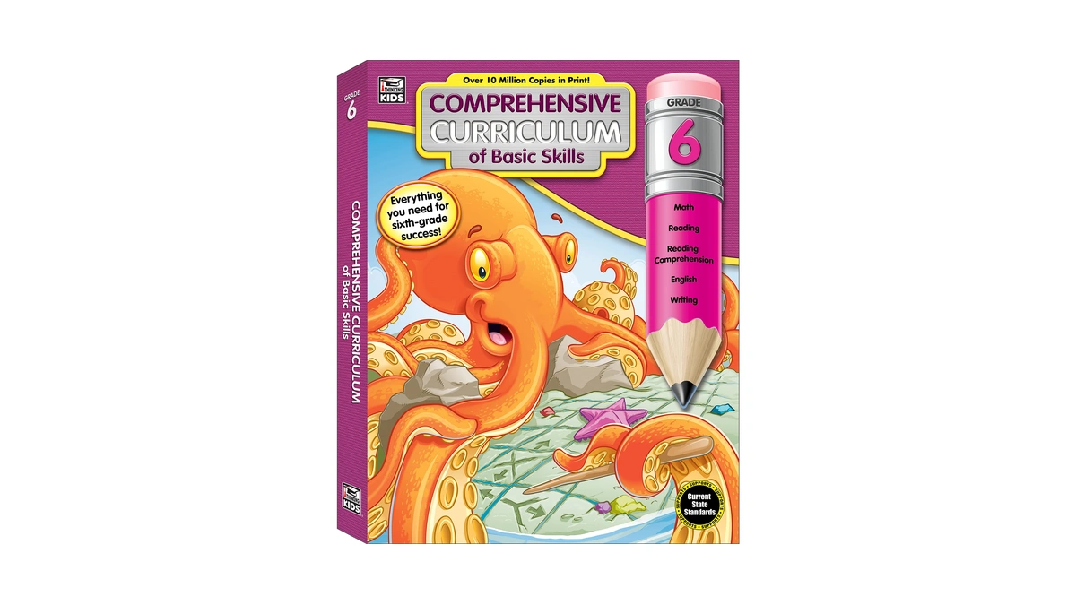 Carson Dellosa Comprehensive Curriculum Of Basic Skills 6th Grade Workbooks