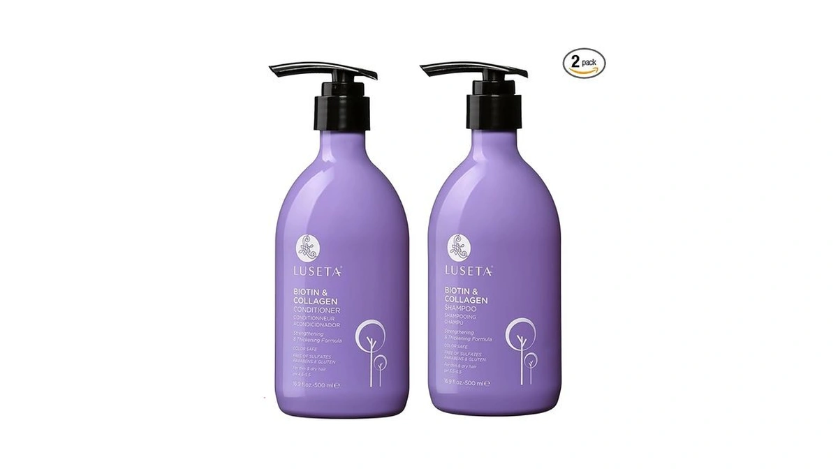 Luseta Biotin & Collagen Shampoo And Conditioner Set For Thinning