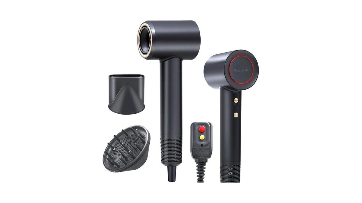 Hair Dryer, 180000rpm Professional Ionic High Speed Blow Dryer With