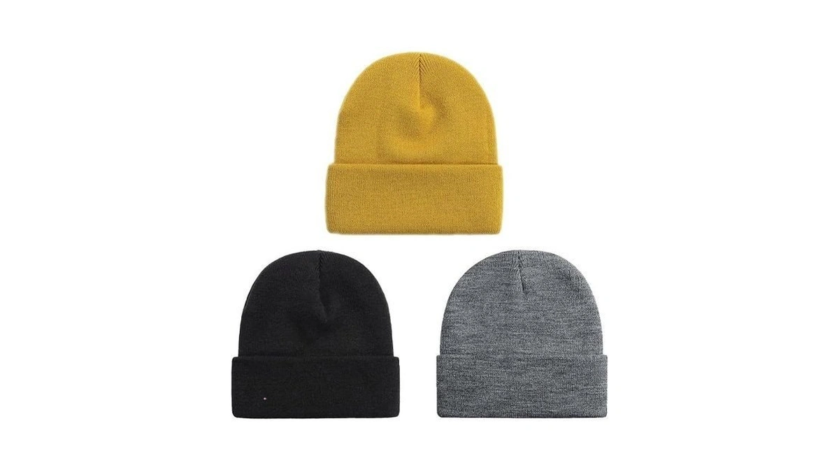 Zooron Beanie For Men Women Warm Winter Hats Acrylic Knit