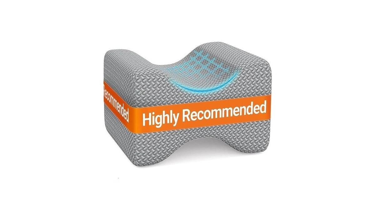Blisstrends Memory Foam Knee Pillow, Knee Pillow For Side Sleepers,