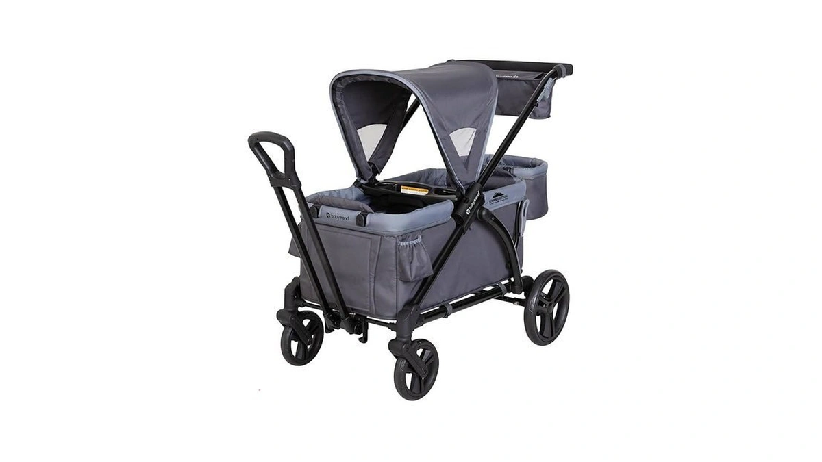 Baby Trend Expedition 2-in-1 Stroller Wagon Plus, Ultra Grey