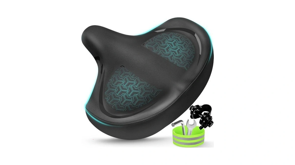 Bicycle Seat, Bike Seat For Women Men Extra Comfort Wide,
