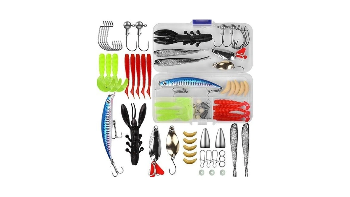 Fishing Lures Tackle Bait Kit Set - Comprehensive Fishing Lures