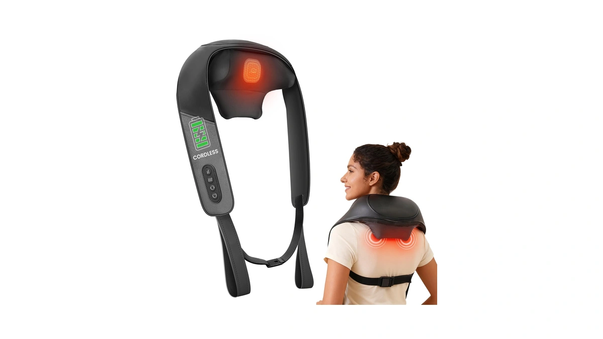 Snaila Cordless Neck Massager For Pain Relief...