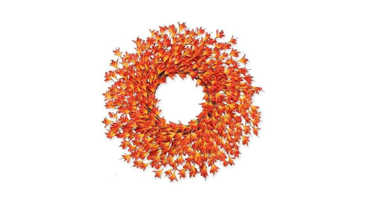 26 Inch Realistic Fall Wreaths For Front Door Outside Autumn