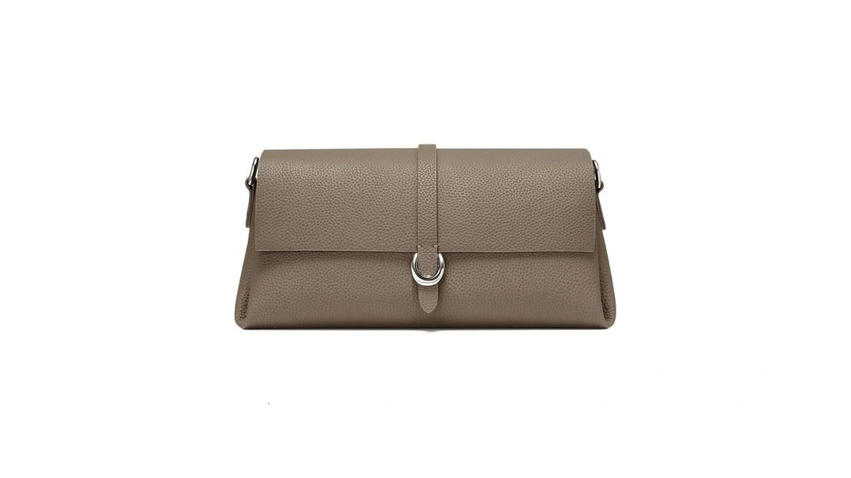 Chunli Genuine Leather Clutch Purses For Women Trendy Top-handle Handbags