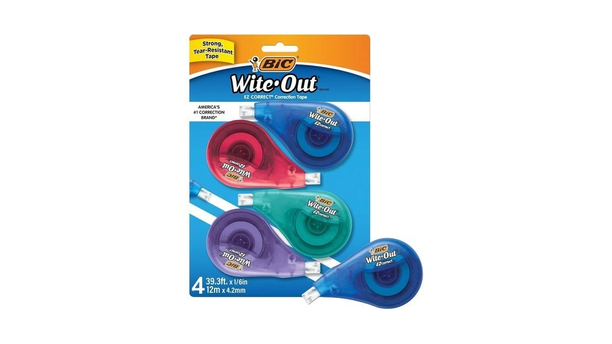 Bic Wite-out Ez Correct Correction Tape, School Supplies For Students