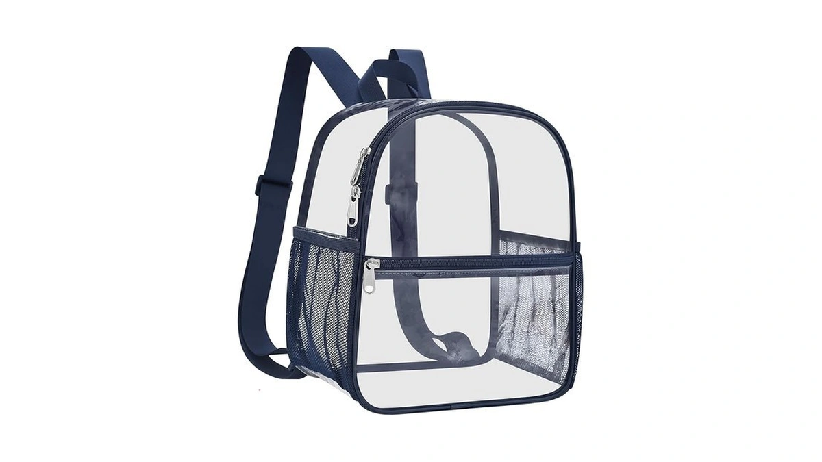 Slumou Clear Backpack For Stadium Events 12x12x6 Sports Backpack Mini