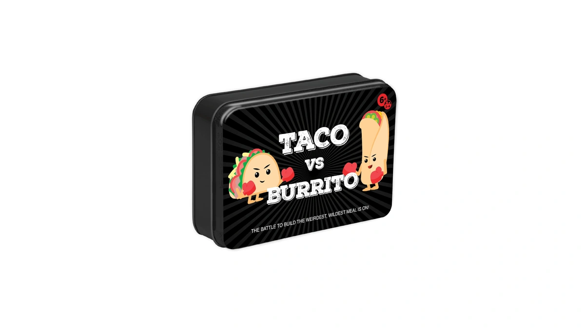 Taco Vs Burrito Collectors Tin - The Wildly Popular Surprisingly