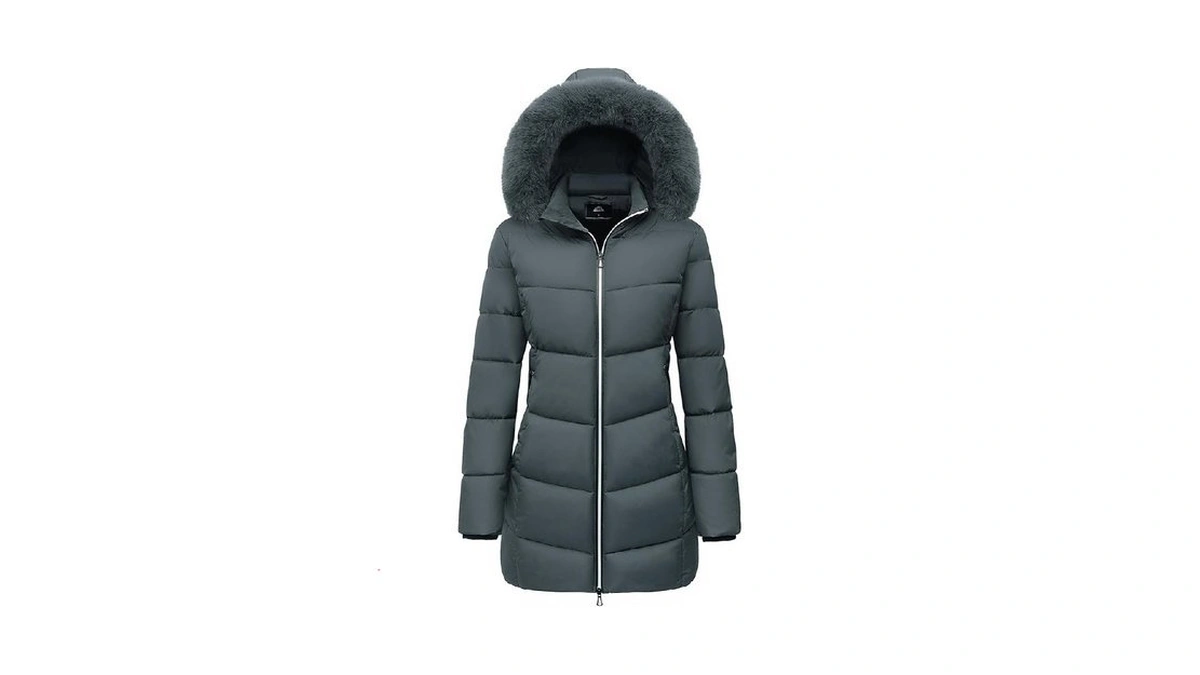 Moerdeng Women's Winter Windproof Warm Down Coats Waterproof Thicken Hooded