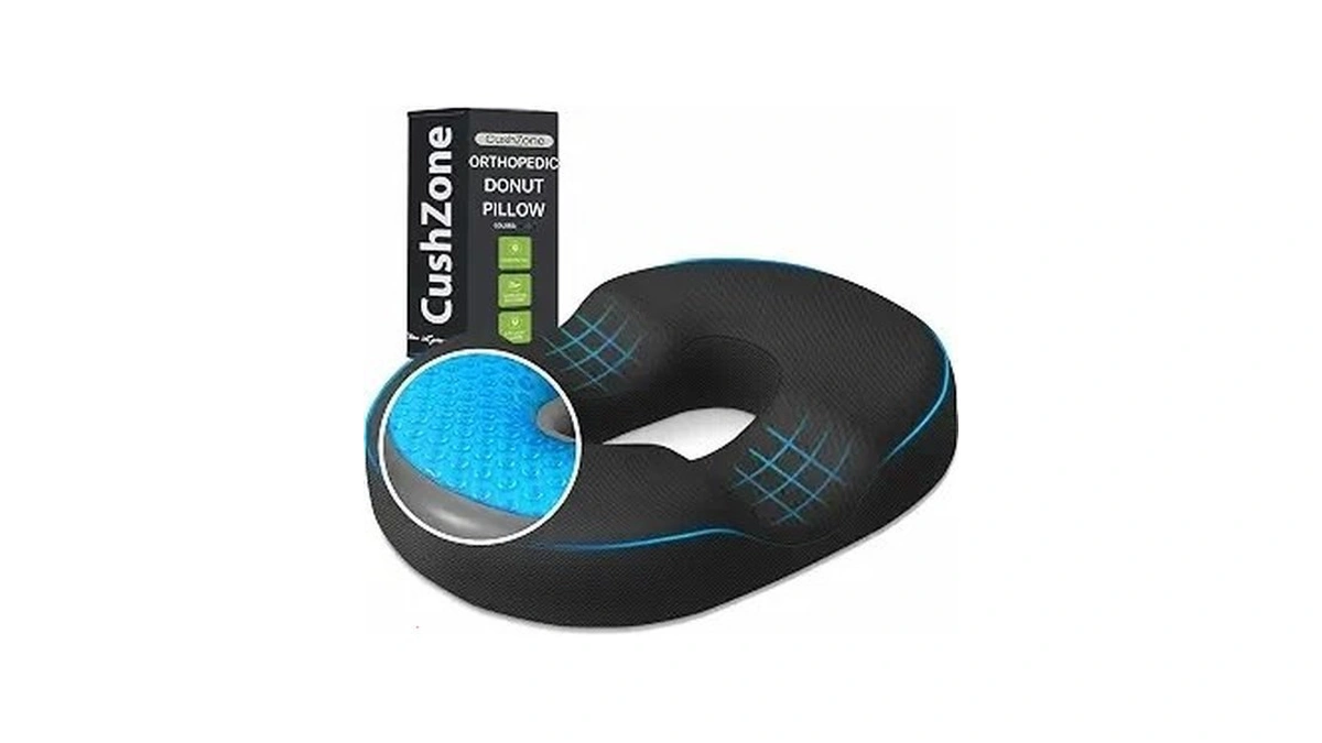 Donut Pillow Seat Cushion - Cooling Gel Donut Chair Cushions,
