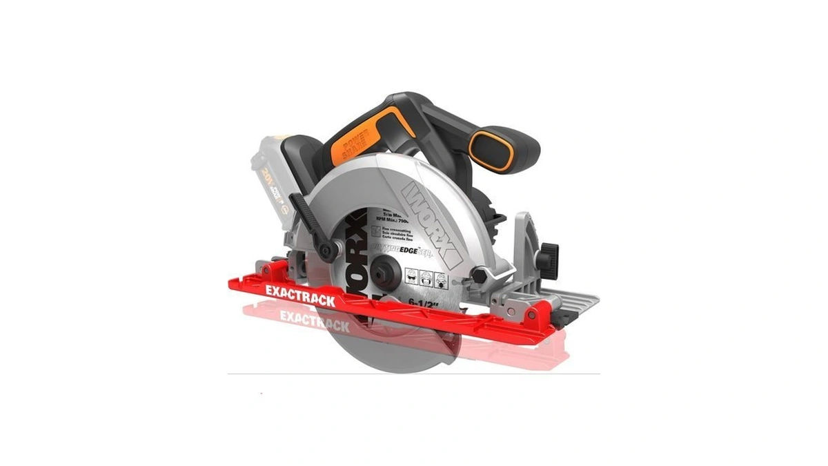 Worx 20v Cordless Circular Saw, 6-1/2-inch,0-50 Degree Bevel Capability,tool Only