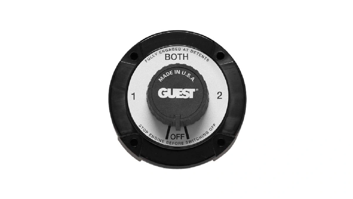 Guest 2111a Battery Selector Switch, Universal Mount Without Afd
