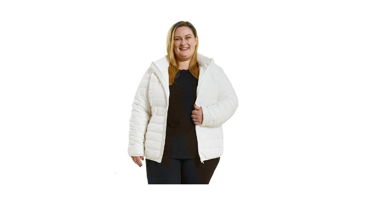 Soularge Women's Plus Size Warm Lightweight Warm Down Jacket With