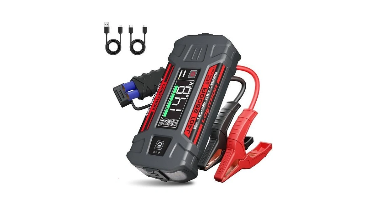 Lokithor J401 Car Battery Jump Starter, 2500a Battery Jumper Starter