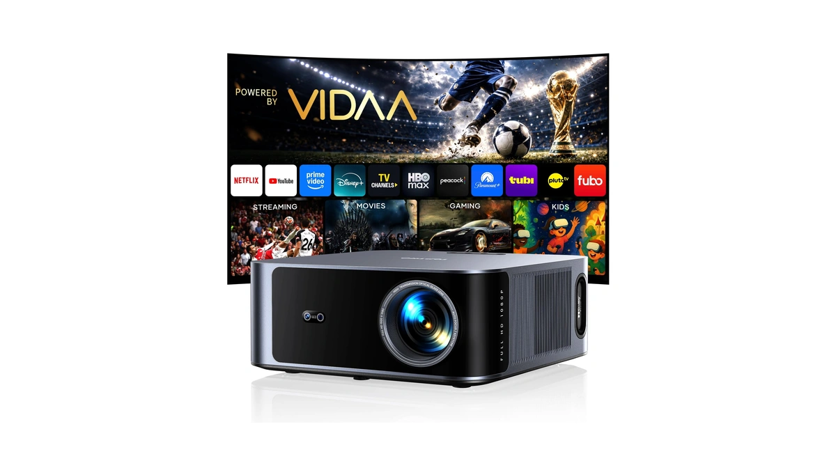 Outdoor-projector-4k [vidaa Live Tv/40w Dolby/920 Iso] With Wifi6 And Bluetooth
