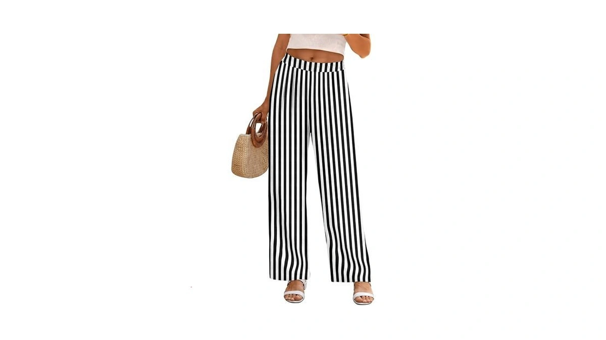 Bette Boutik Summer Pants For Women Wide Leg Cotton Palazzo