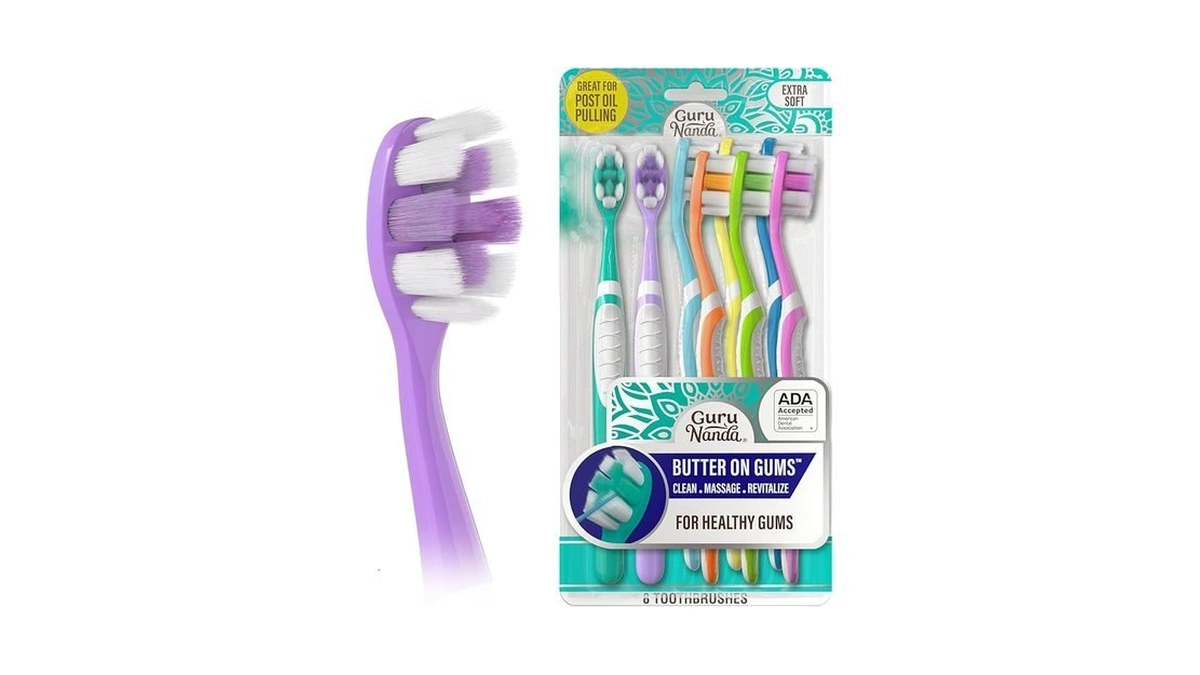 Gurunanda Butter On Gums Toothbrush, Ada Accepted, With 8000+ Ultra